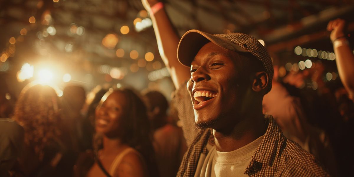 A Guy at a Music event 