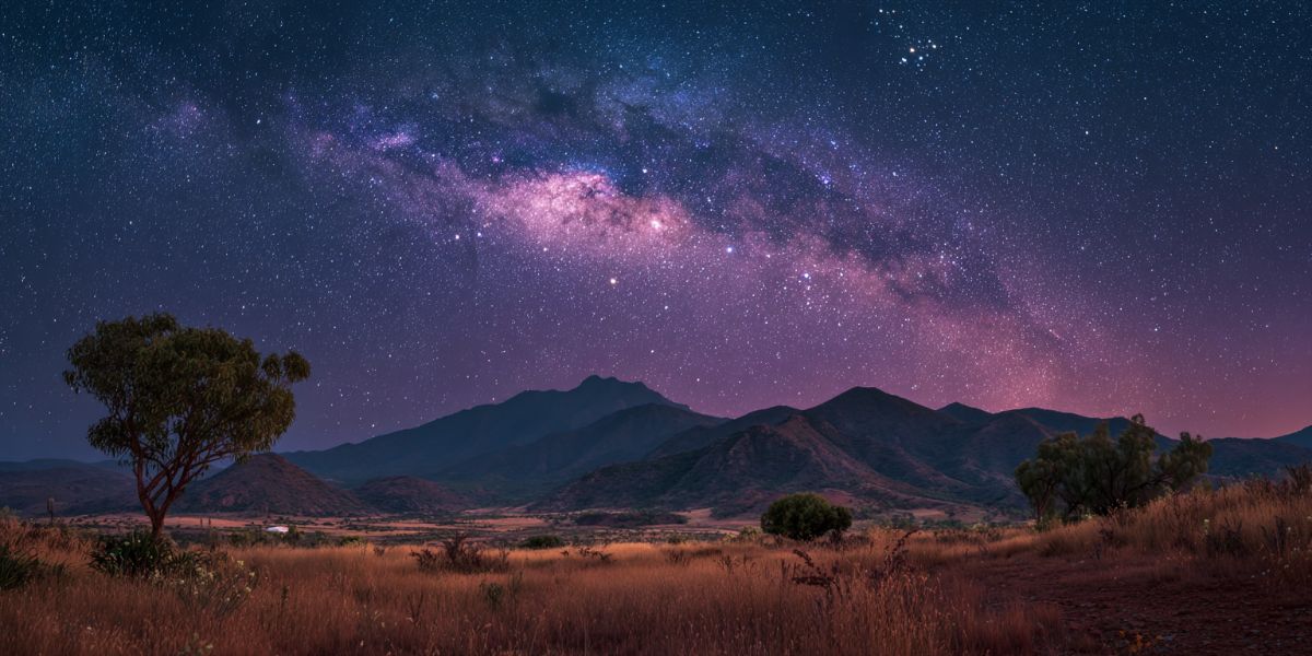 A View of the night sky in the Karoo