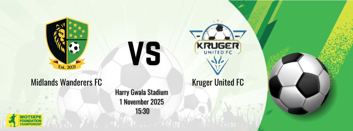 Midlands Wanderers FC vs Kruger United FC