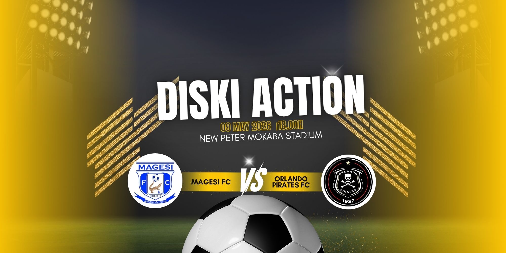 Magesi FC vs Orlando Pirates FC at New Peter Mokaba Stadium | Computicket