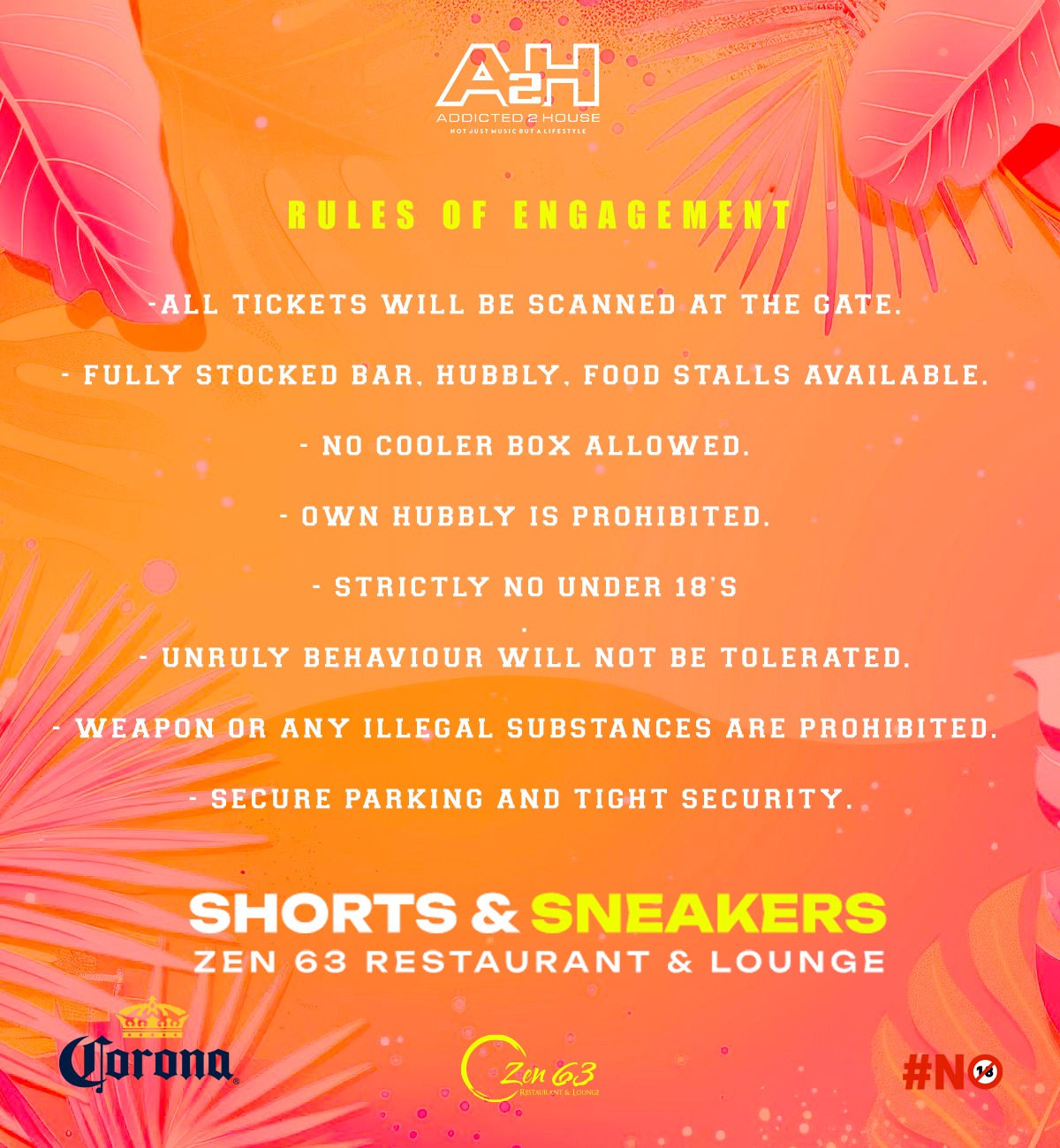 A2H SUMMER DAYZE - A SHORTS & SNEAKERS AFFAIR