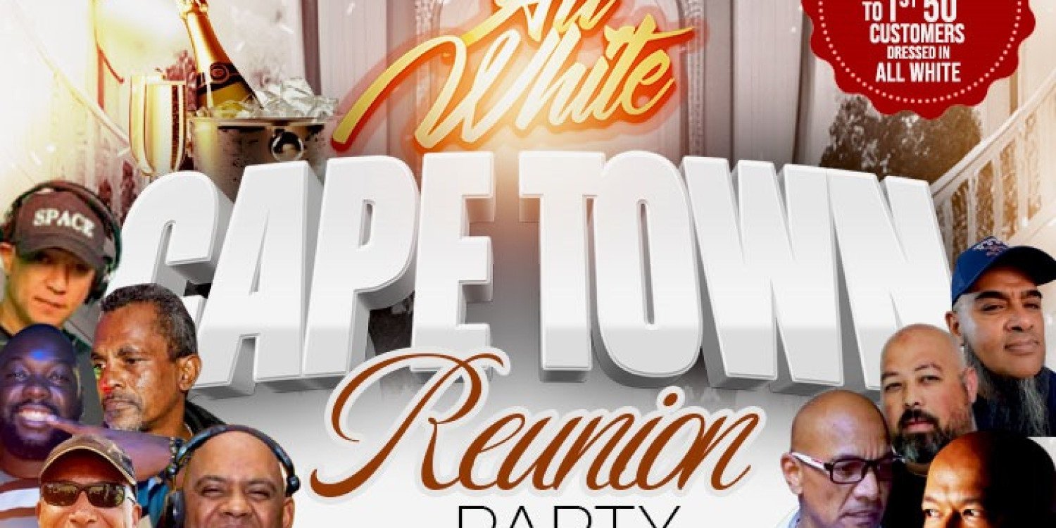 All white Cape Town Reunion party