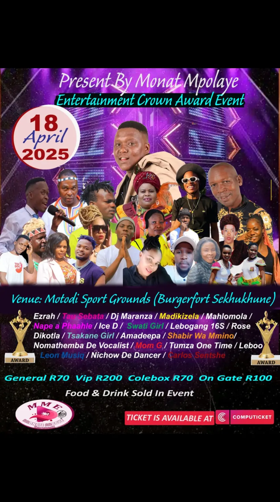 Monate mpolaye entertainment crown awards