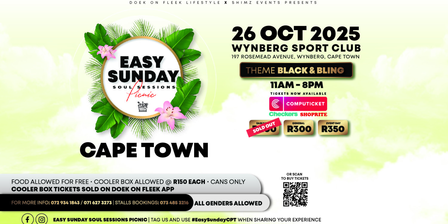 Easy Sunday Soul Sessions Picnic Cape Town