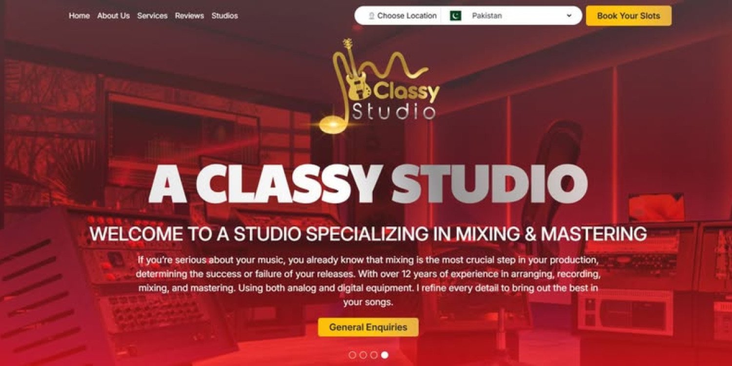 Audio Recording Studio