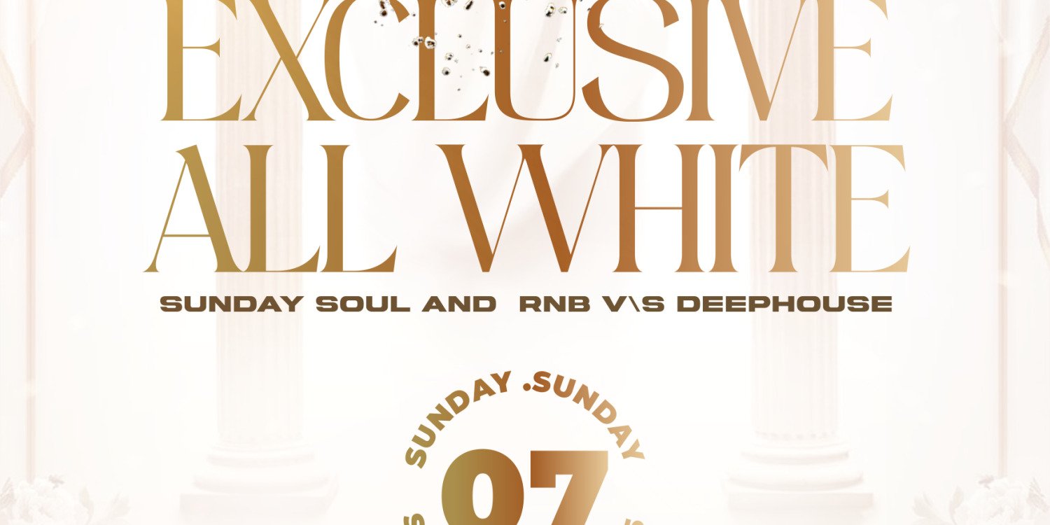 Exclussive All White Soul and R&B V/S Deep House
