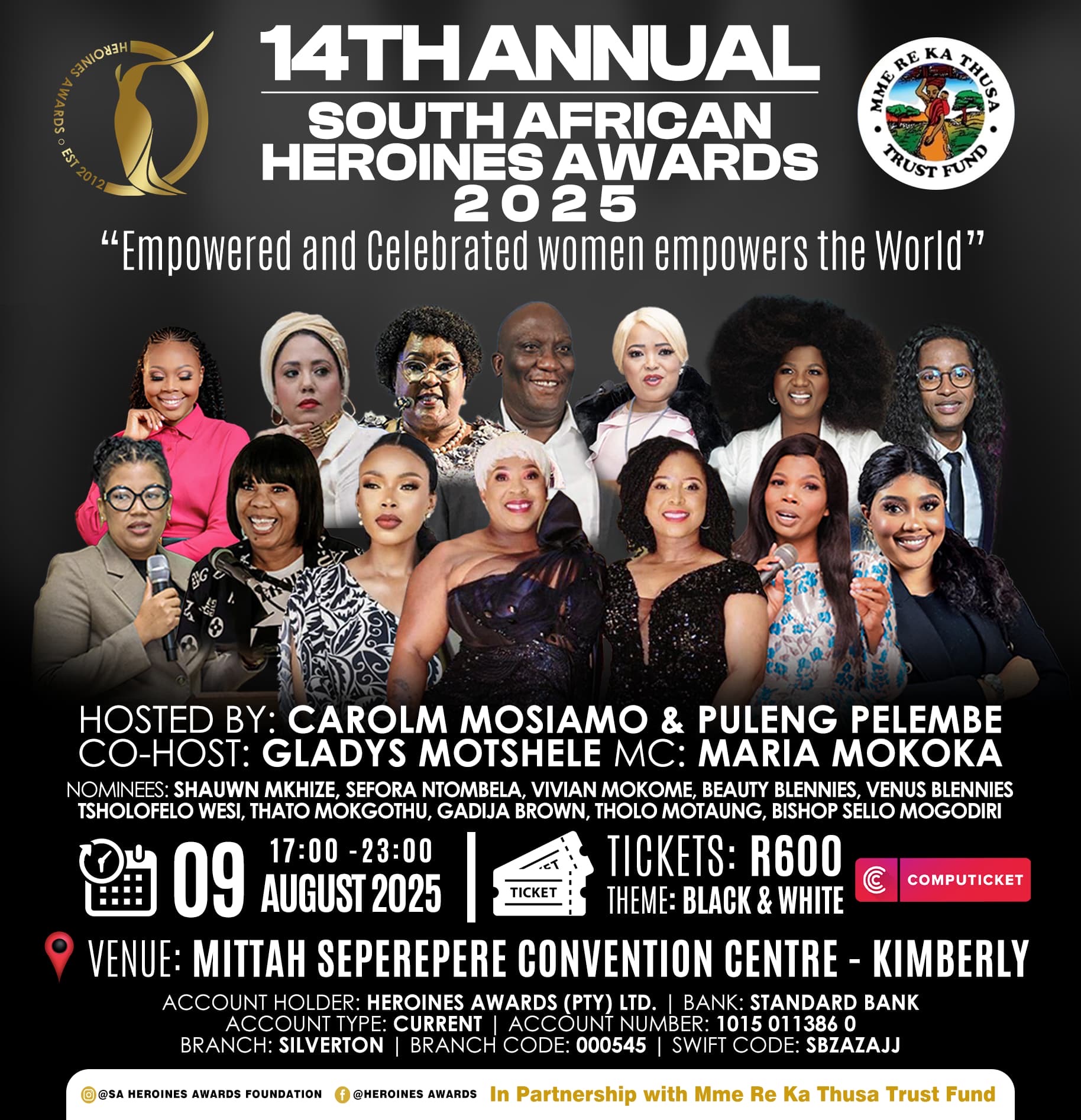 14th Annual South African Heroines Awards 2025