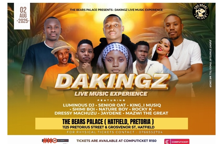 Dakingz Live Music Experience at the Bears Palace