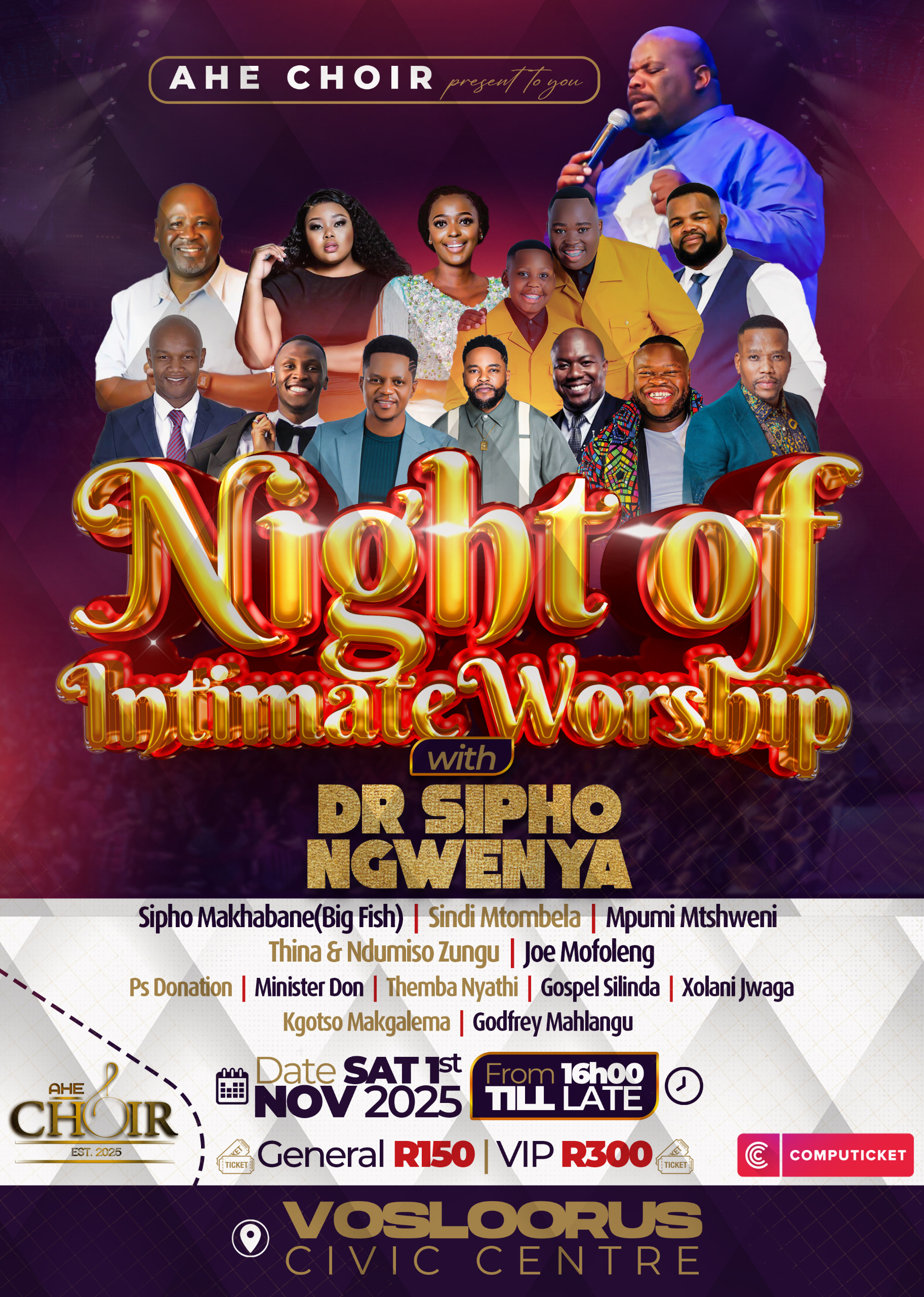 Night Of Intiamte Worship With Bishop Sipho Ngwenya
