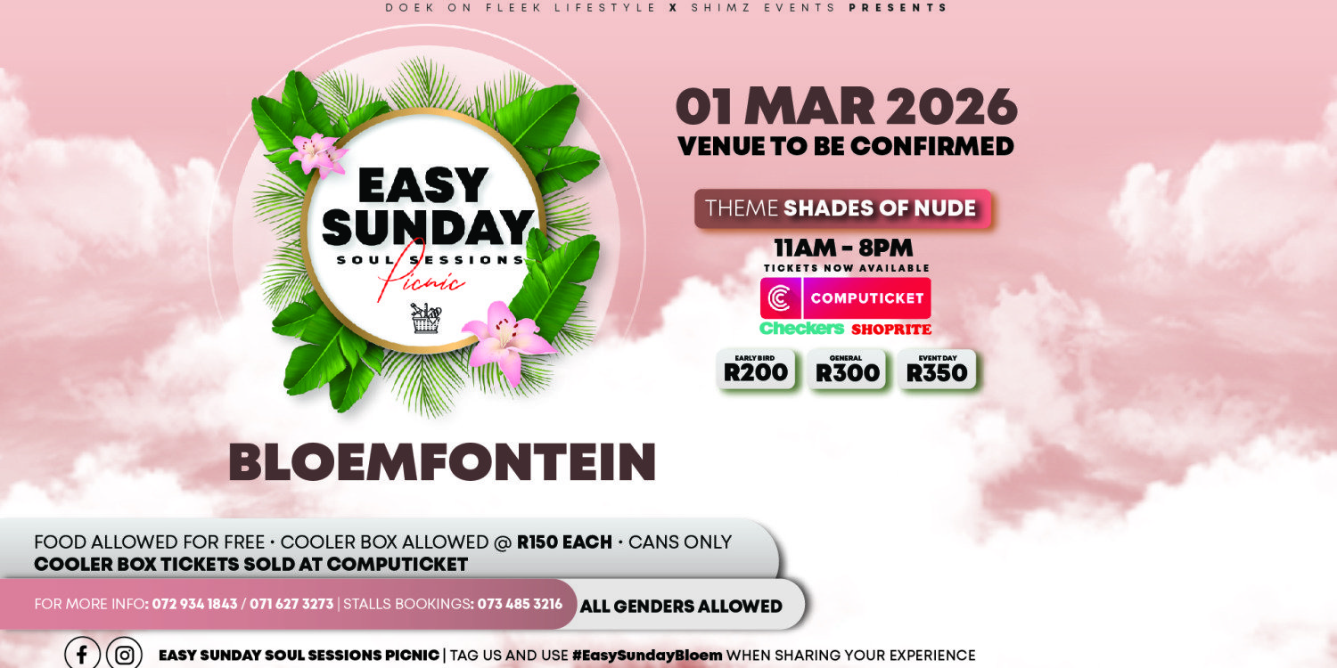 Easy Sunday Soul Sessions Picnic Bloemfontein