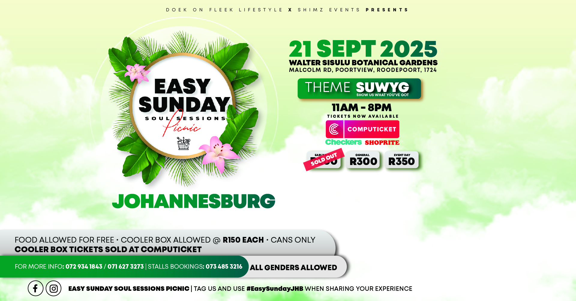 Easy Sunday Soul Sessions Picnic Johannesburg