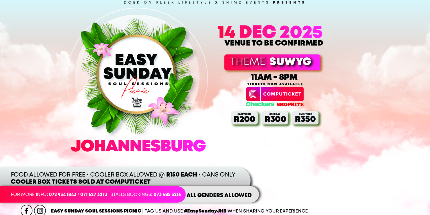 Easy Sunday Soul Sessions Picnic Johannesburg
