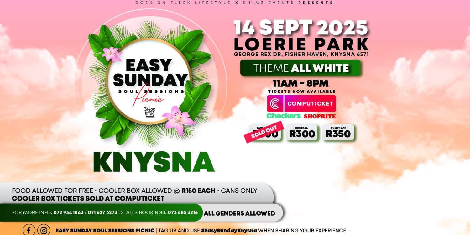 Easy Sunday Soul Sessions Picnic Knysna