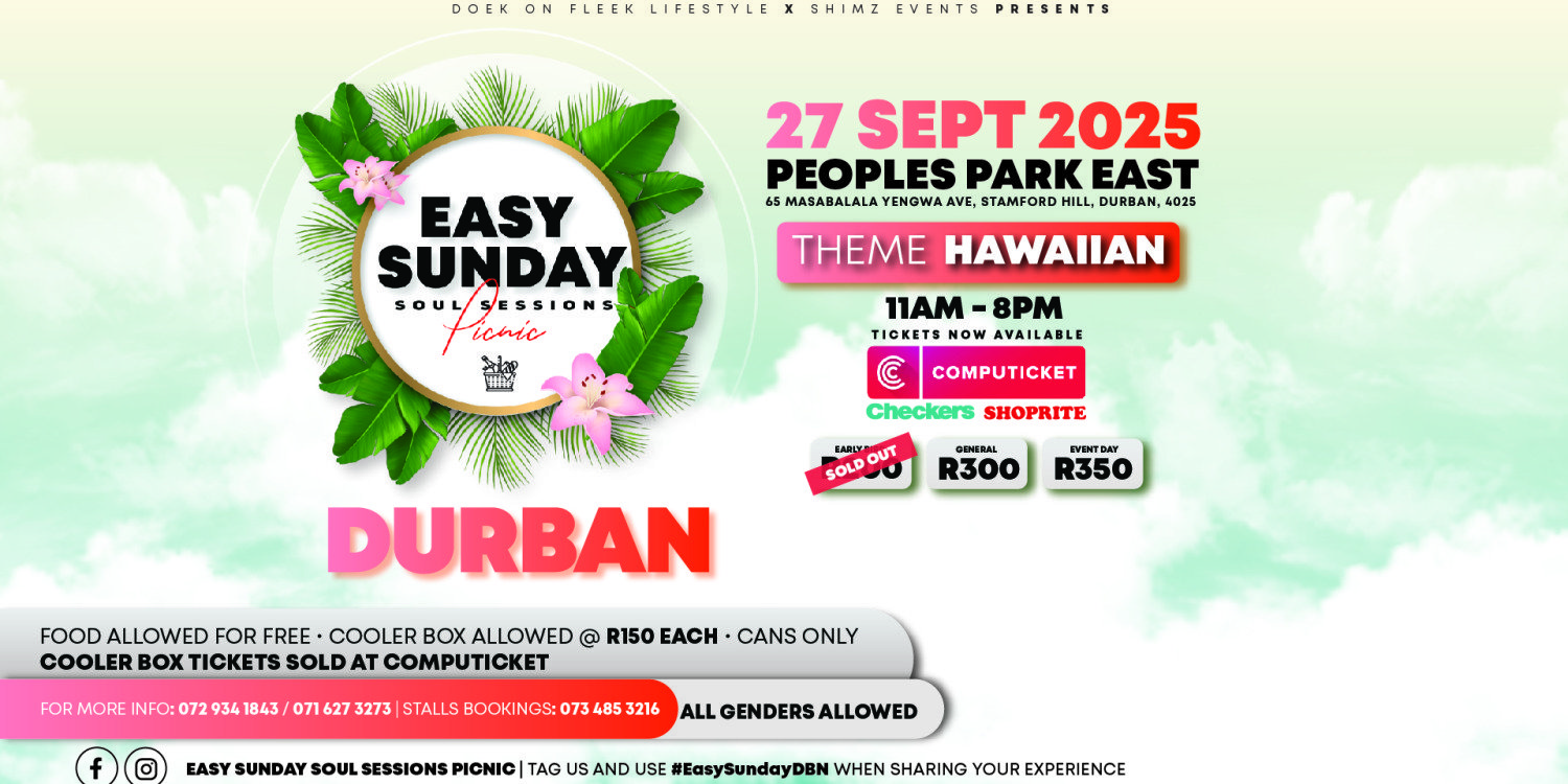 Easy Sunday (on a Saturday) Soul Sessions Picnic Durban