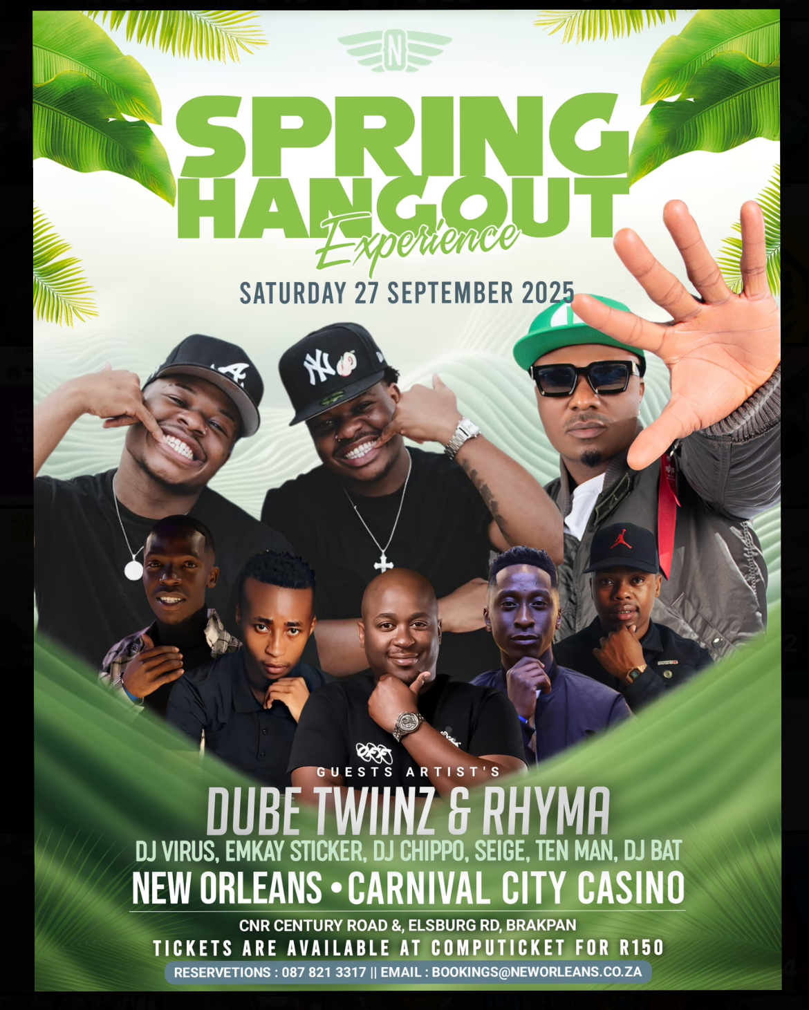 Spring Hangout Experience @ NEW ORLEANS