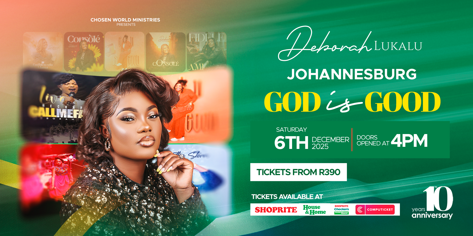 Deborah Lukalu – God is Good Johannesburg