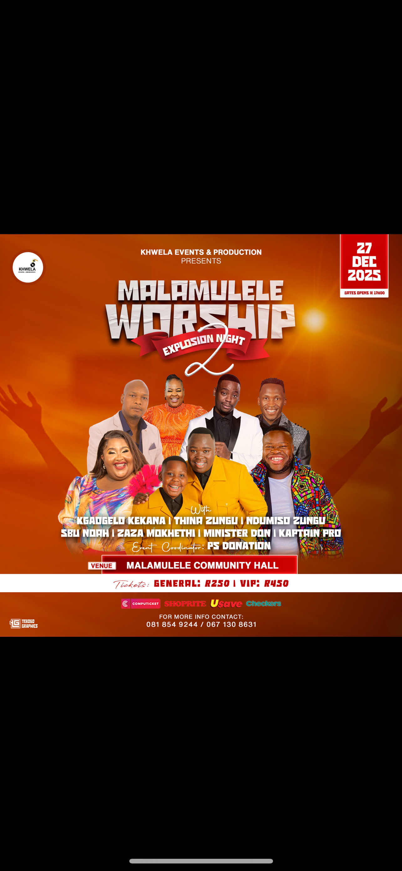 Malamulele worship explosion night 2