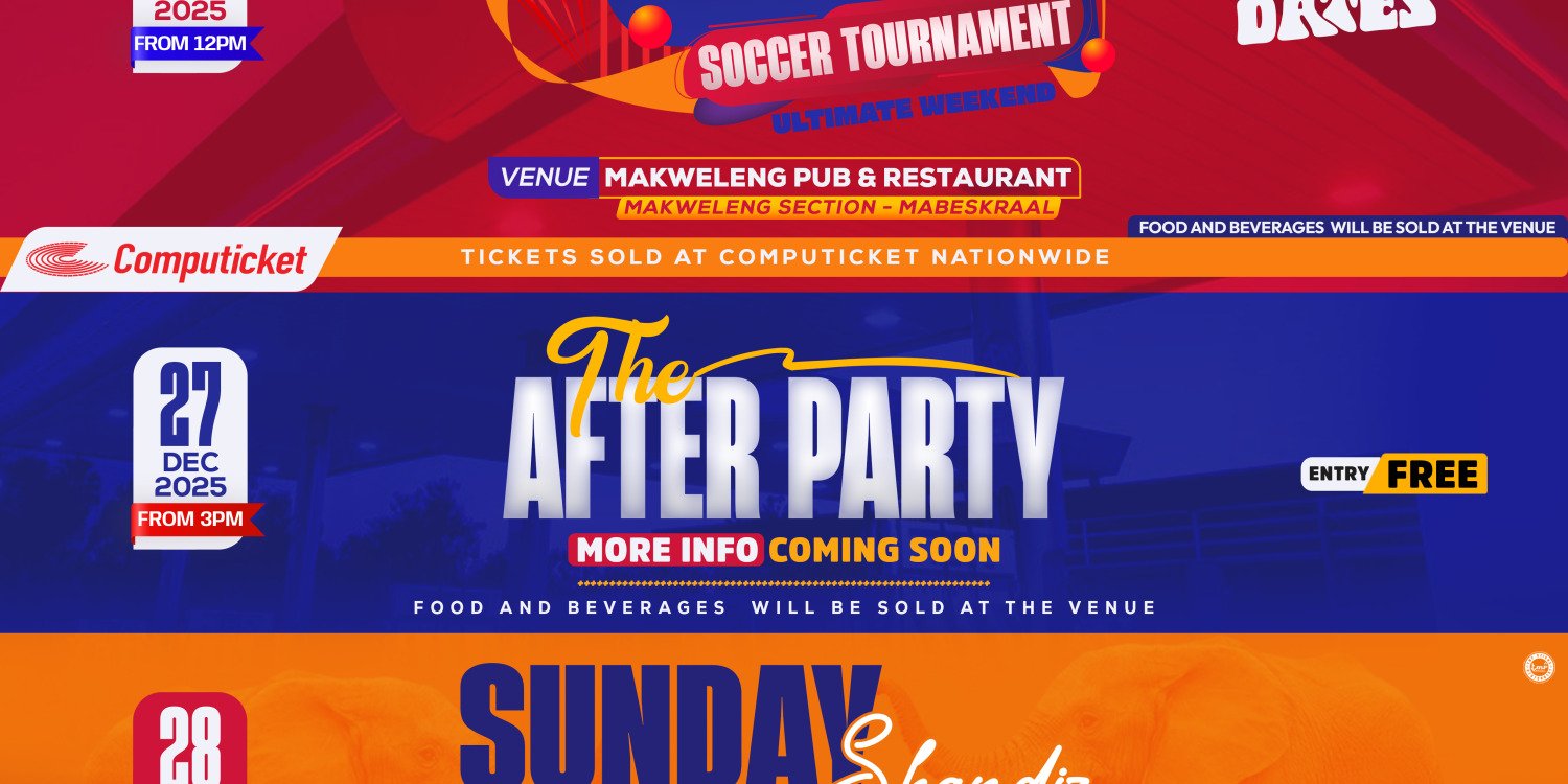 ANNUAL MABESKRAAL FB PARTY - 26 & 28 DECEMBER 2025