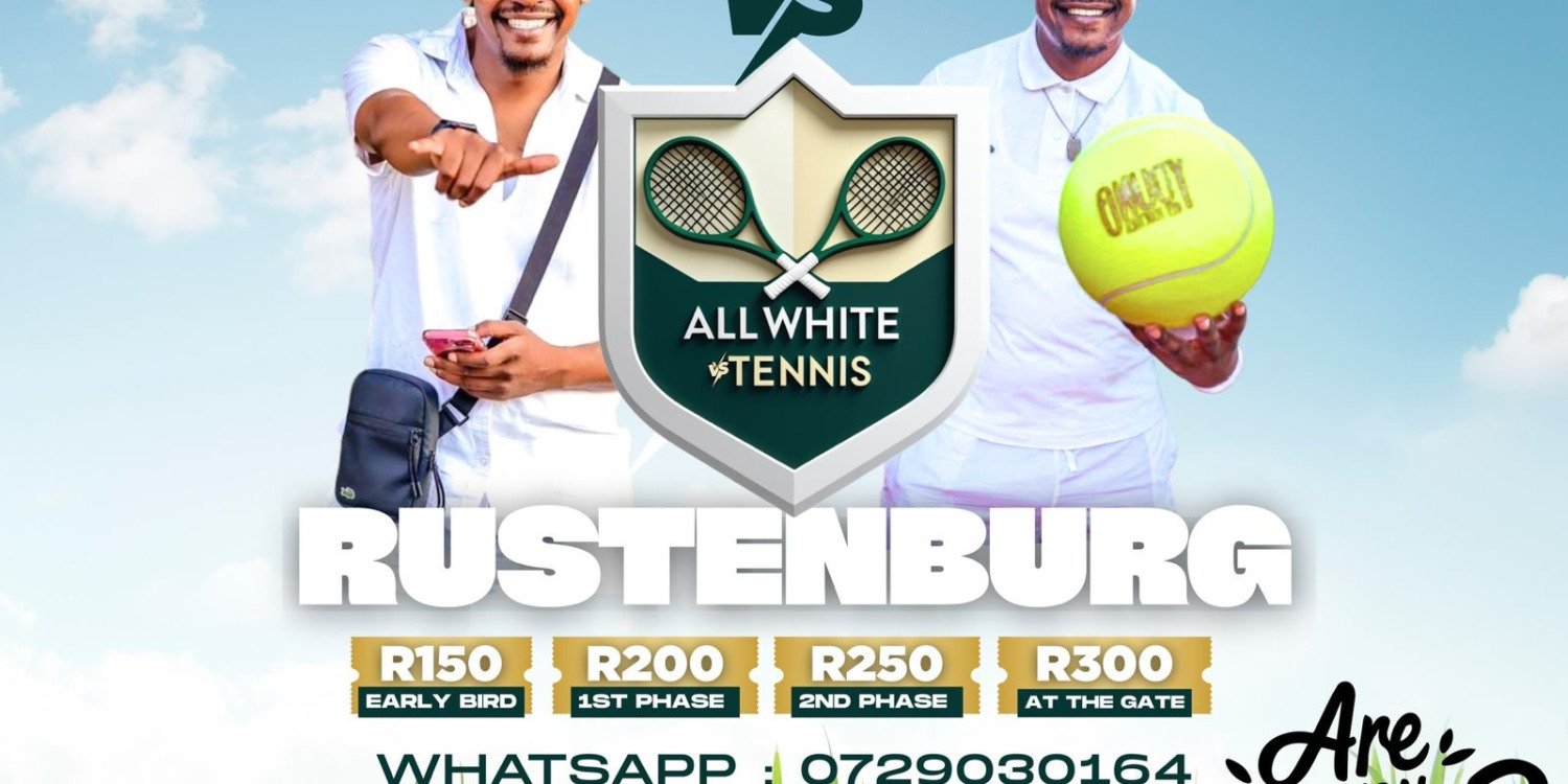 Dj Young All white vs tennis wear - Rusternburg