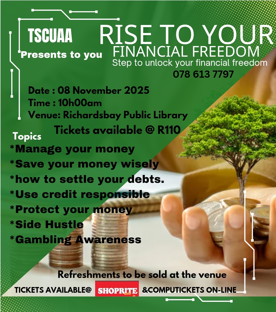 Rise to your financial freedom
