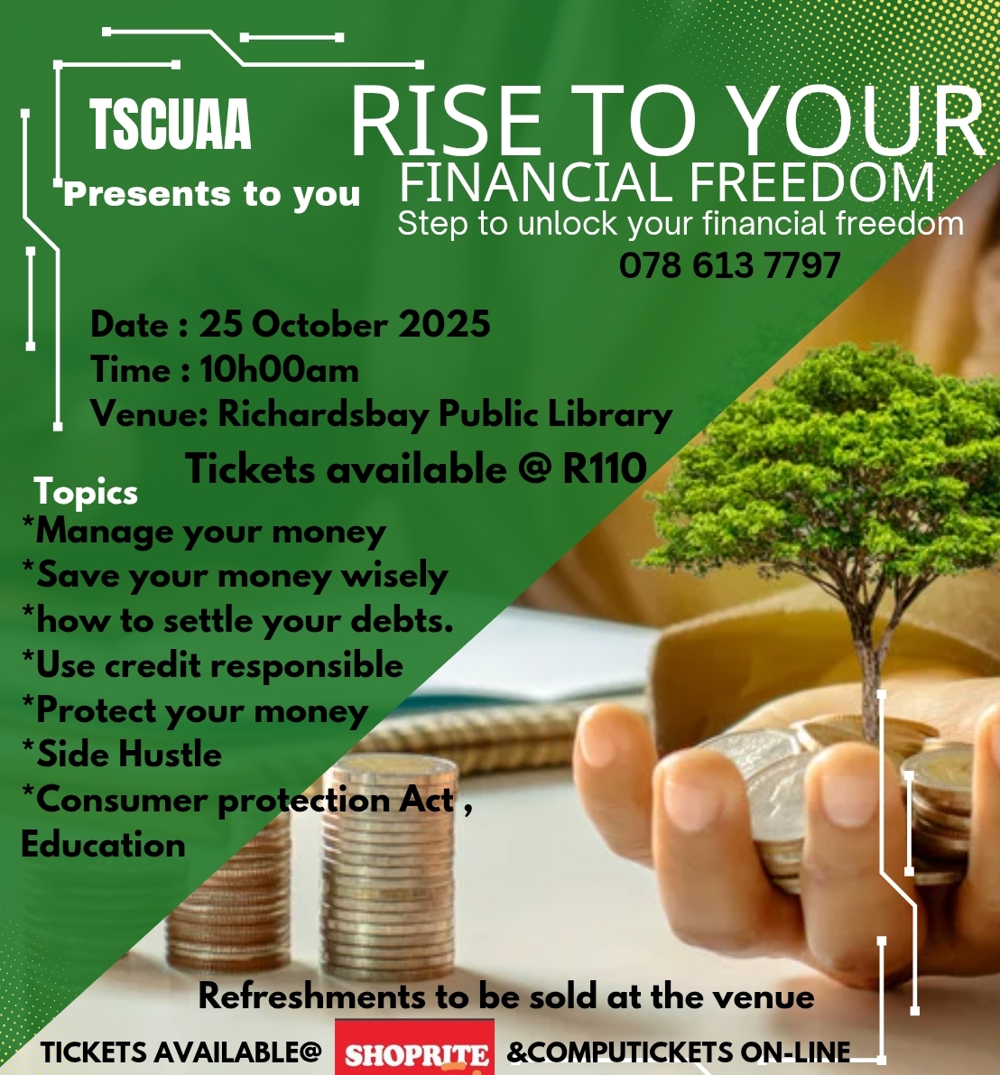 Rise to your financial freedom