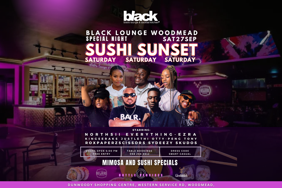 Sushi Sunset At Black Lounge Woodmead