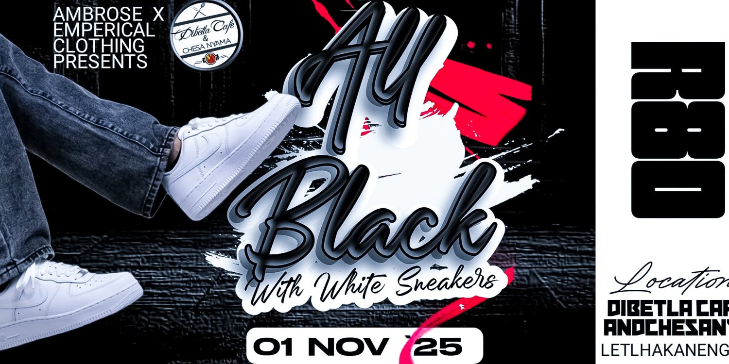 Ambrose X Emperical Clothing All black with white sneakers