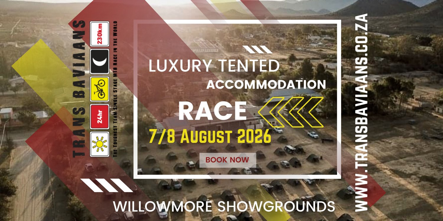 Trans Baviaans RACE tented accommodation 2026