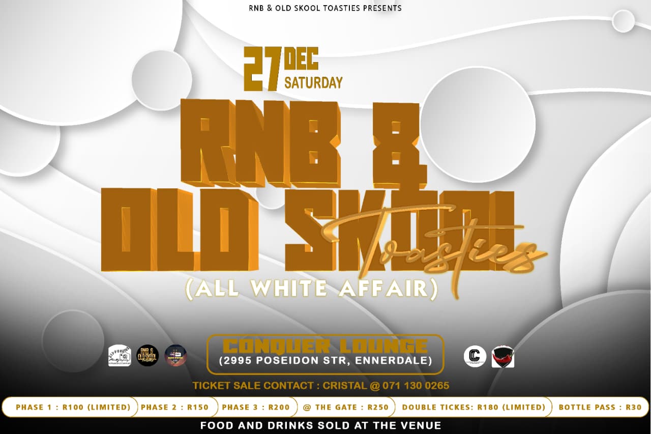 RNB & OLD SKOOL TOASTIES (ALL WHITE)