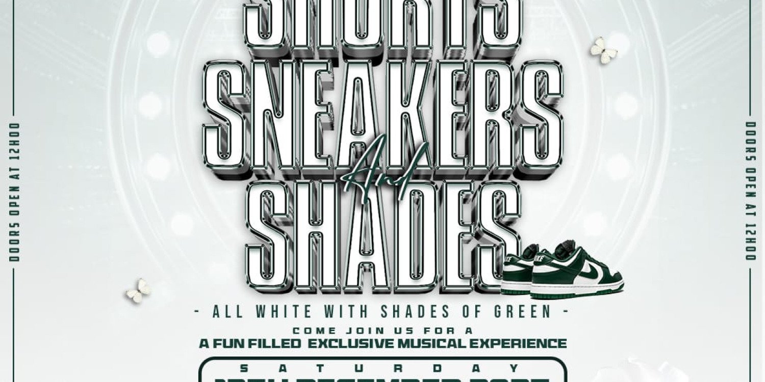 Shorts sneaker and shades/k and P Eatary 