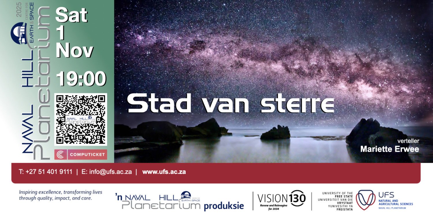 1 November 2025: Stad van Sterre (Afr)