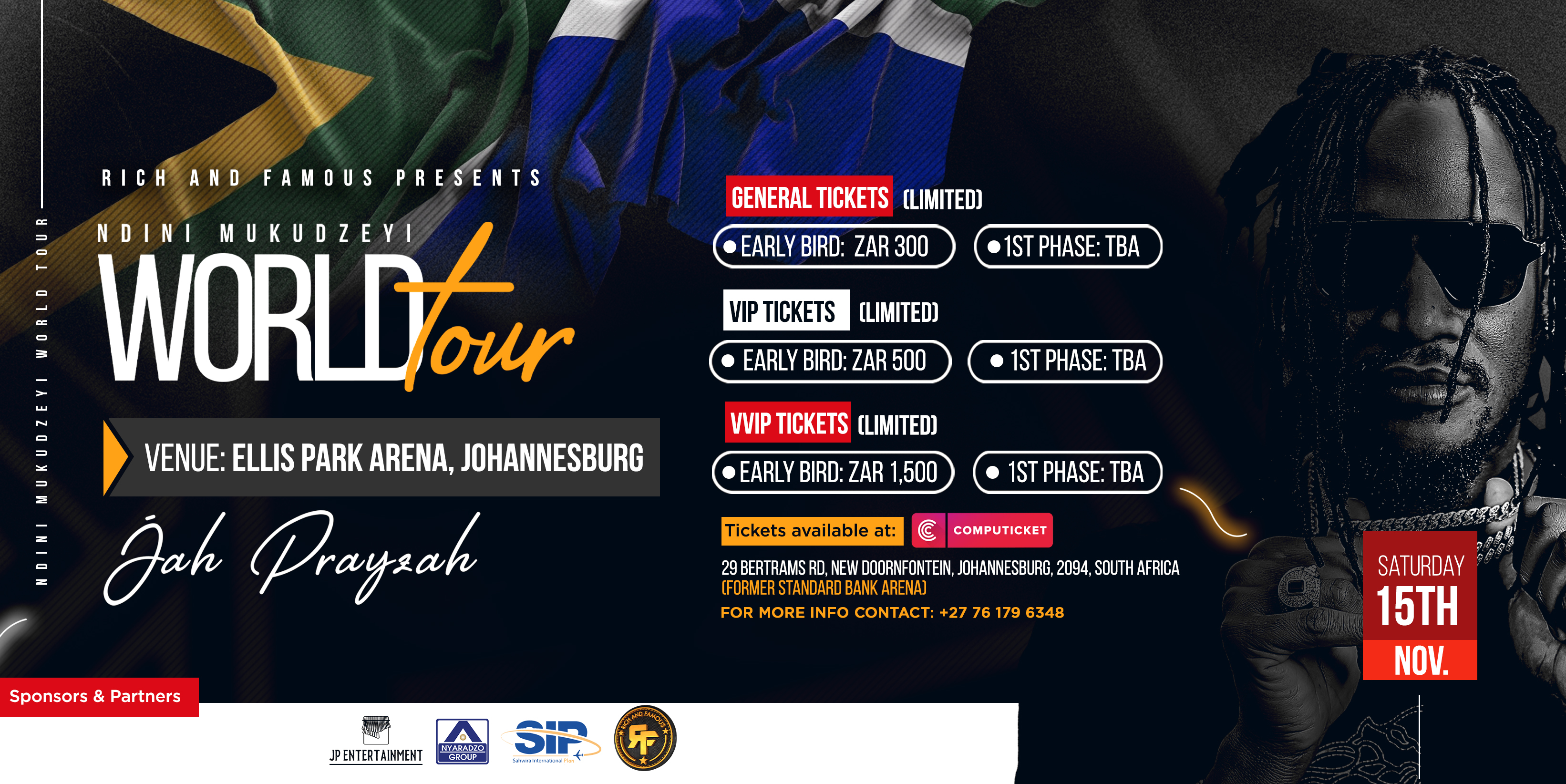 Ndini Mukudzeyi TOUR - Johannesburg 