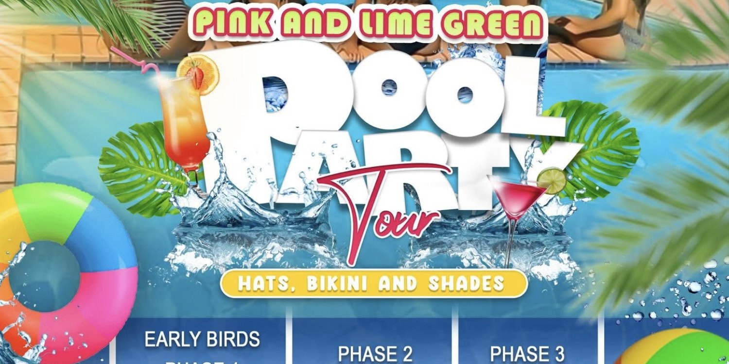 Pink and Lime Green pool party Zeerust