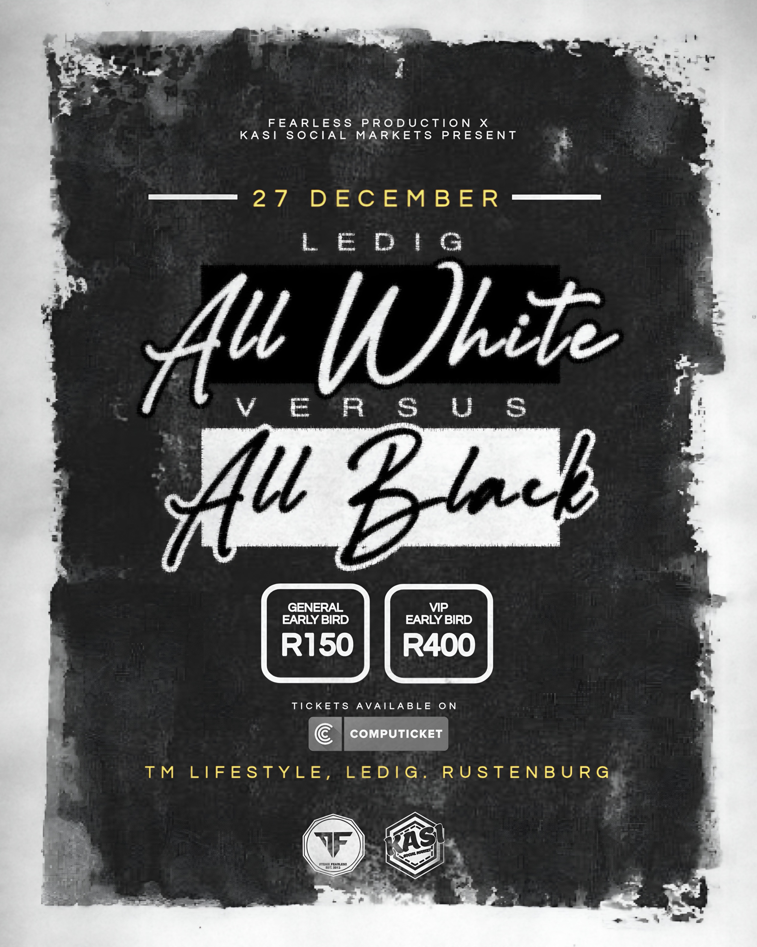 Ledig All black vs all white