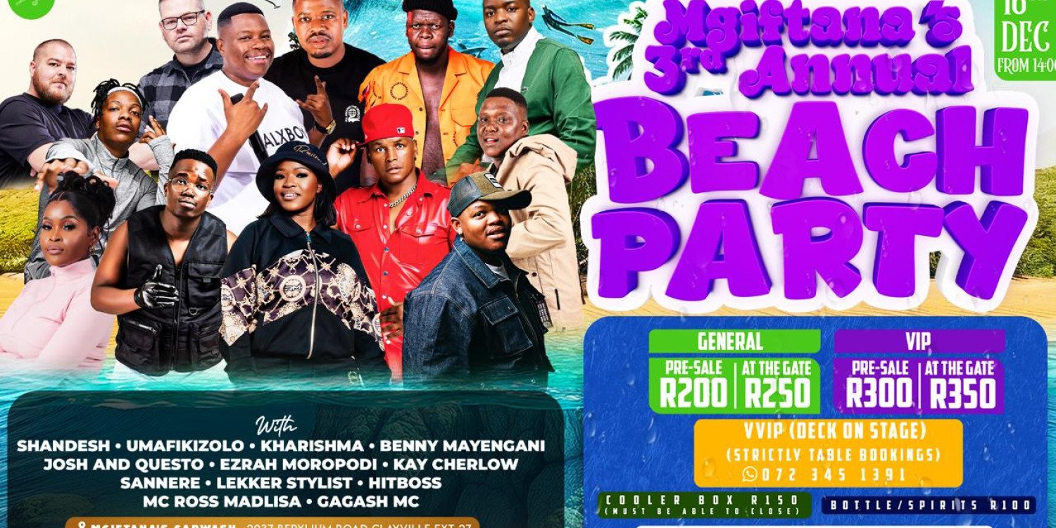 MGIFTANA BEACH PARTY 3RD ANNUAL 2025