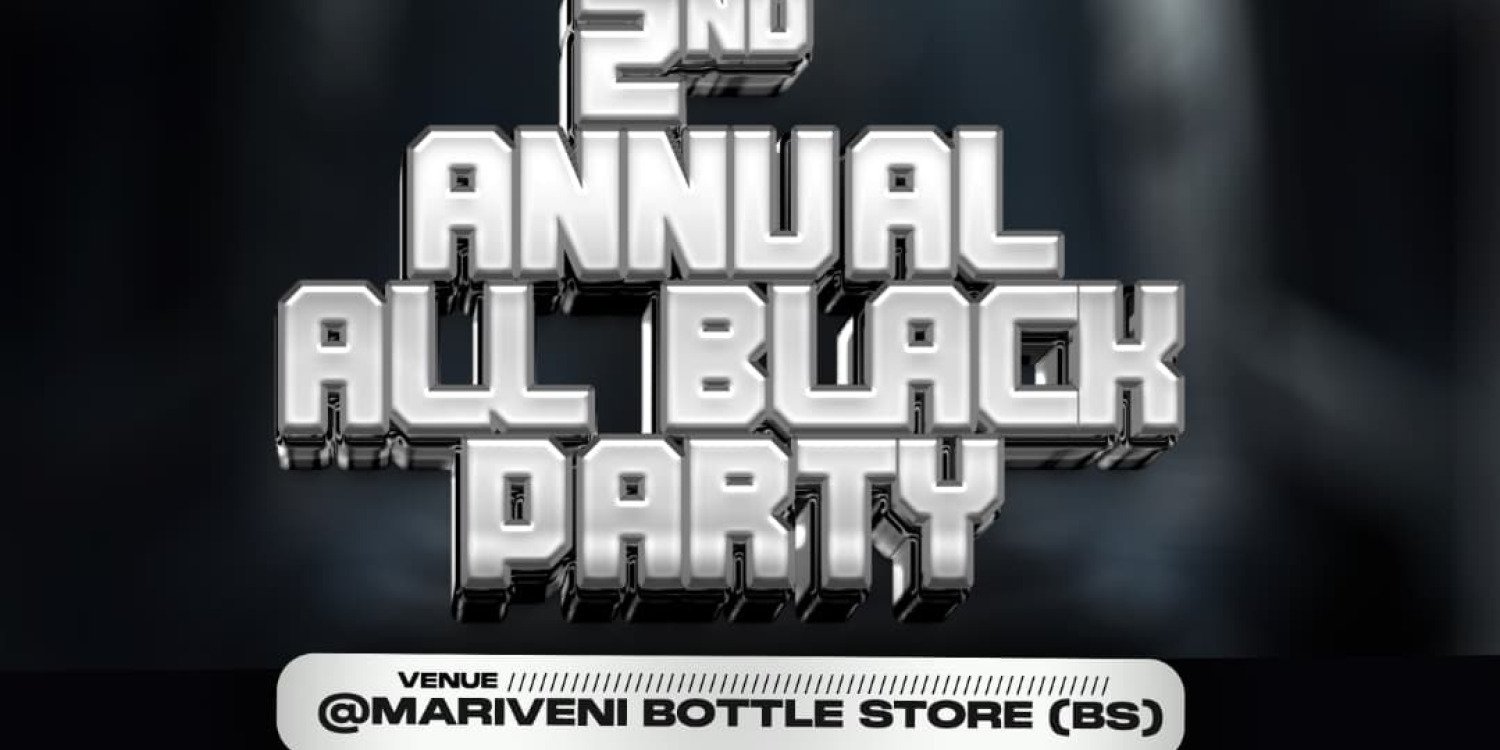 2nd ANNUAL ALL BLACK PARTY