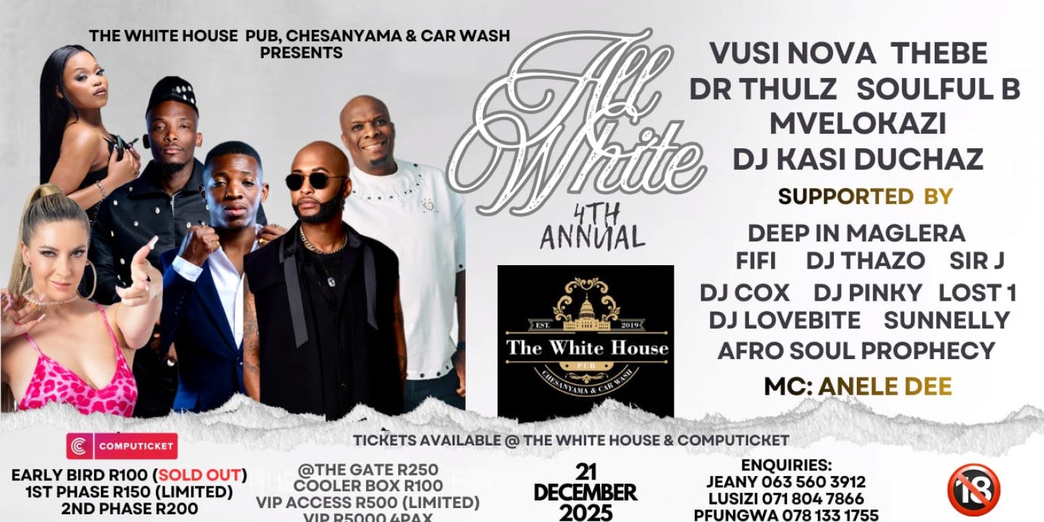 THE WHITE HOUSE ANNUAL ALL WHITE