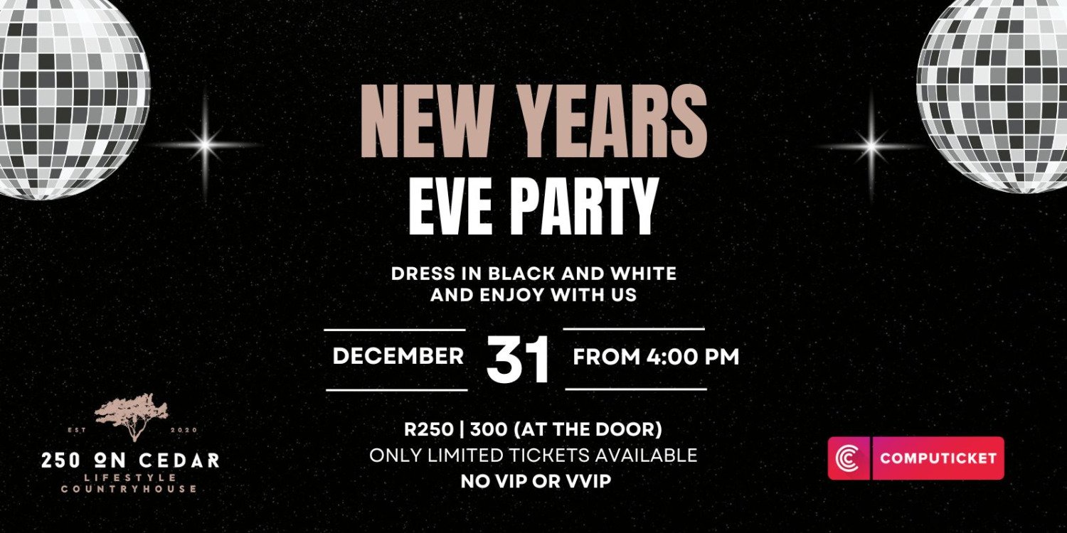 250 On Cedar New Years Eve Party