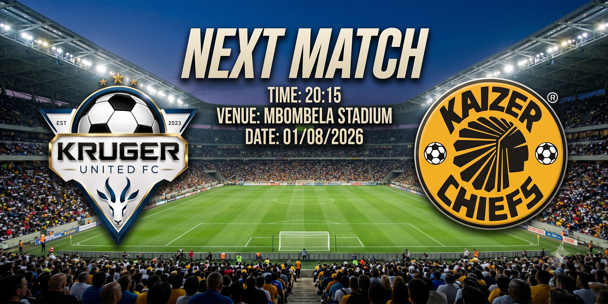 Kruger United FC vs Kaizer Chiefs FC