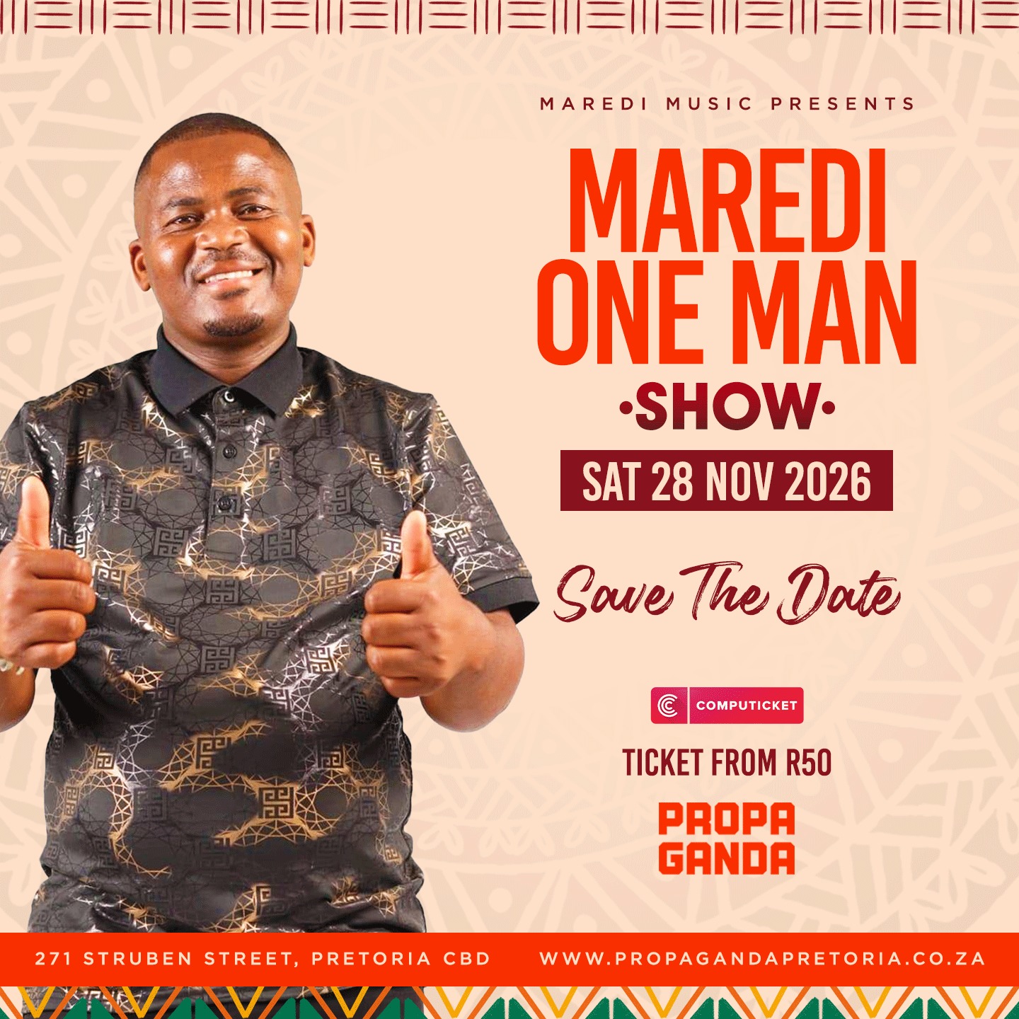 MAREDI'S ONE MAN SHOW